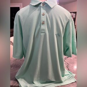 Tommy Bahama IslandZone Polo Aqua Green XL